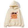 Men's hooded sweatshirt with Bubu and Dudu cartoon print, a fashionable and casual hip-hop style top for autumn and winter Harajuku fashion.