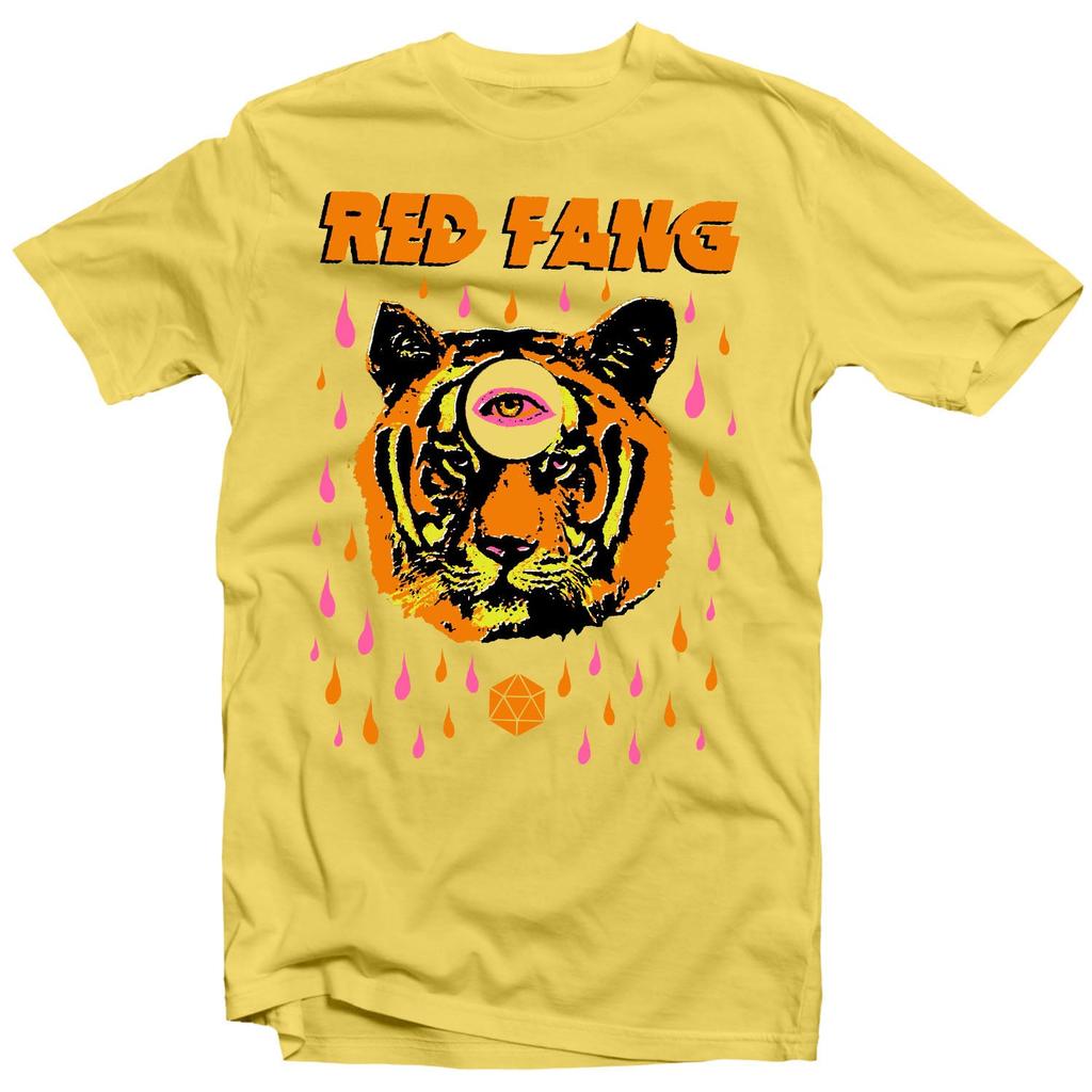 Deep Cuts Red Fang Rockband Grafik T-Shirt Baumwolle Rundhals Lässiges Unisex T-Shirt Sommer Oberteil