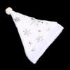 Cute Bronzing Snowflake Imitation Rabbit Fur Christmas Hat Star Plush Hat Adult Children Party Decorations