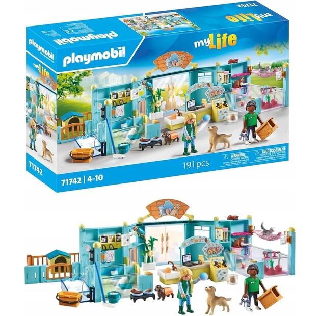 Конструктор пластиковый Playmobil Отель Для Животных 71742