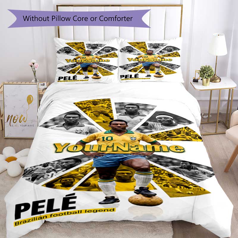 Star Player 1 Customize your name Bedding Set Breathable Duvet Cover with Pillowcases Home Decoration Birthday Gift