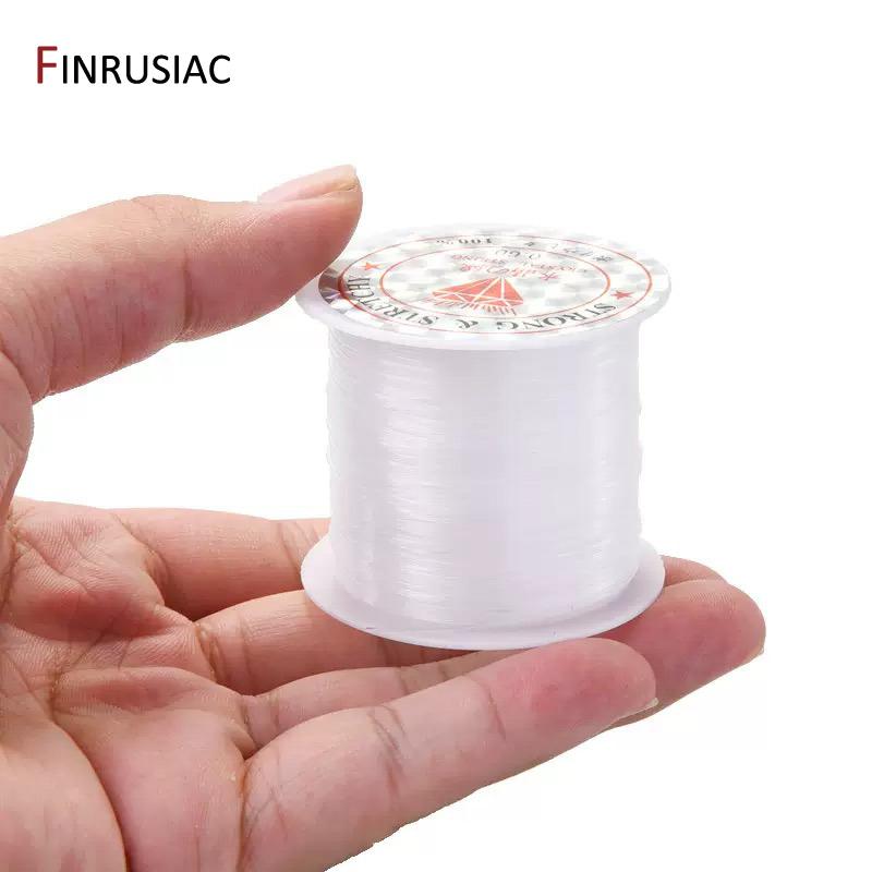 50M/Rolle Starkes Elastisches Kristall-Perlenschnur 0,8mm Schnüre Linie Für Armbänder Halsketten Herstellung Zubehör,DIY Perlenarmband