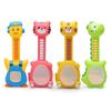 Children'S Lighting Edition Teaching Animal Paradise Cartoon Electronic Guitar Piano Early Education Enlightenment Interest Music Toys