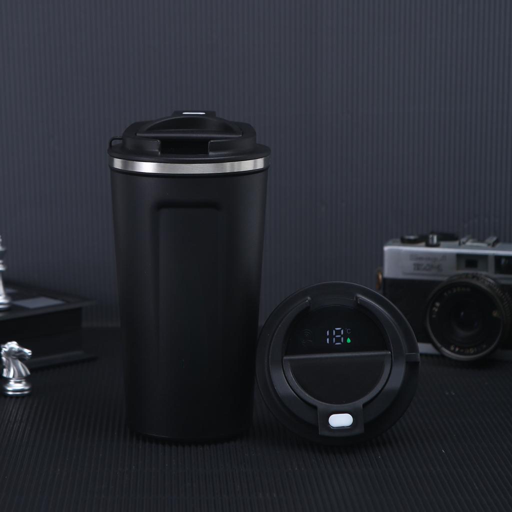 304 Edelstahl Smart Becher Büro Tee Smart Kaffeebecher LED Touchscreen Temperaturbecher