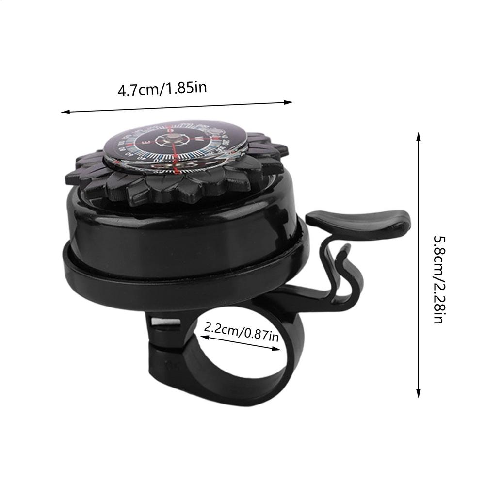 Bike Bell Road Bike Bell Cycling Accessory Handlebar Chime Compass For Kids School City Mountain Park Commute Racing Outdoor