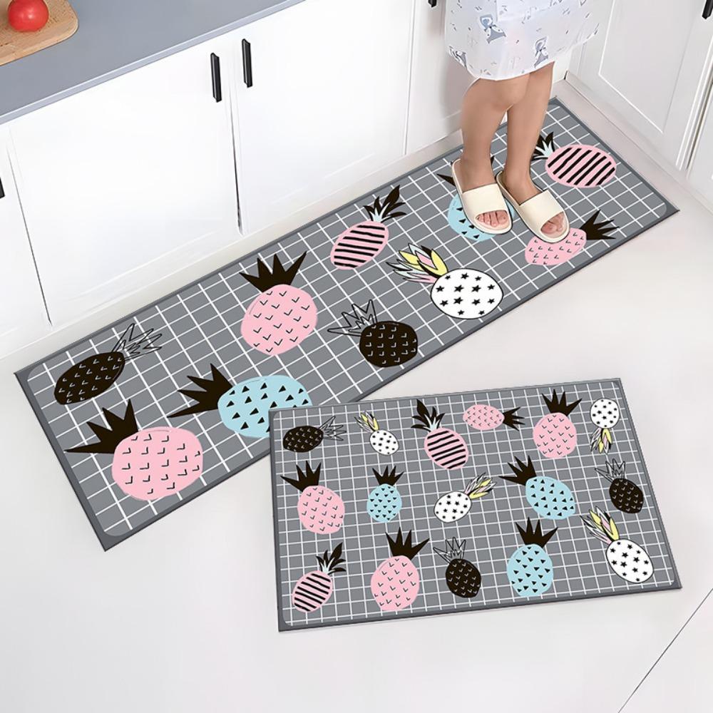 Tappeto da cucina semplice in stile nordico alla moda, tappeto da casa, decorazione moderna per la casa