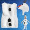 Halloween Parent-Child Snowman Costume - Adult & Child Cartoon Animal Party Outfit