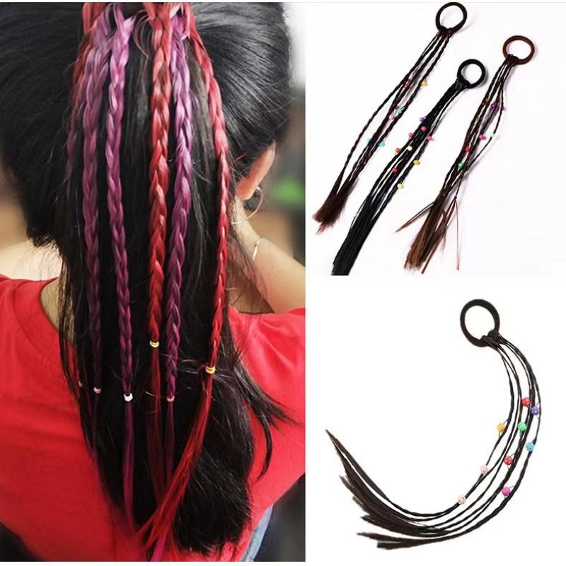 Elastic Hair Band Dimensional Dolls Flowers Rubber Band Hair Accessories Ropes Kids Baby Hair Bands