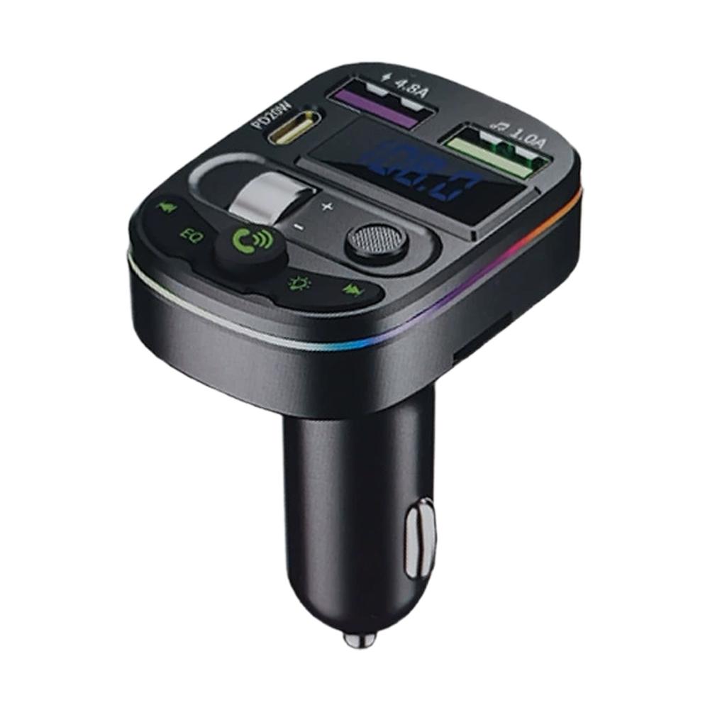 

Автомобильный Bluetooth-плеер Автомобильный Bluetooth-плеер FM-передатчик С цифровым дисплеем QC3.0 Автомобильная быстрая зарядка PD20W