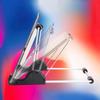 1pc Foldable Multi-Level Laptop Metal Stand Laptop Heightening Frame Laptop Ventilation Heat Dissipation Bracket