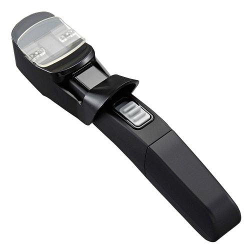 

Kyocera Electric Fine Sharpener with Fine Ceramic Whetstone and Ultrasonic Vibration for Metal Knives, Gardening Scissors, Sickles, and Other Metal Bl