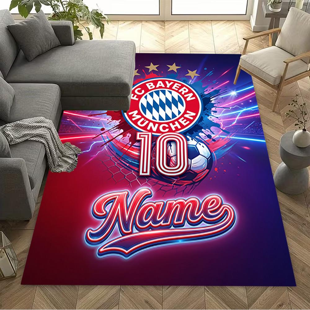 Bayern Munich Fan Gear Floor Mat Suitable for Living Rooms Study Room Decorate Room Dormitory Antislip Carpet Office Home Decor