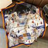 Pure Silk 2026 Fashion Headscarf Square Satin Scarf For Women Print  Shawl Foulard Hijab Neckerchief Headband Hair Wrap Bandana