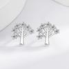 925 Sterling Silver Earrings For Women Round Zircon Earrings Sparkling Party Wedding Jewelry Gift AccessoriesGood Product