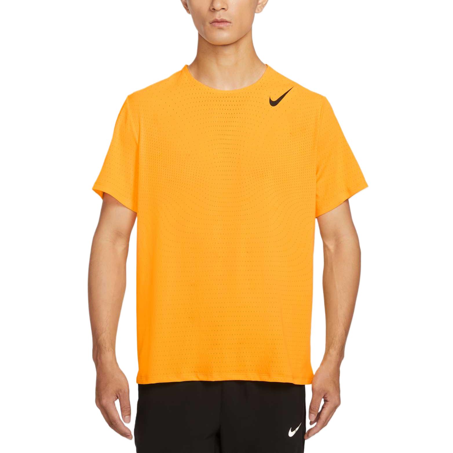 

Nike Aeroswift Solid Moisture-Wicking Quick-Dry Breathable Running T-Shirt Men Tops HJ3378-845 2XL
