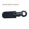 Foldable Bicycle Passenger Footrests 2 Pack Scratch Resistant Aluminum Alloy Rear Foot Pegs for All Bike Types