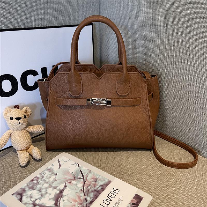 Premium platinum bag women s new portable 2 niche shoulder bag commuting temperament fashion messenger
