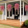 2Pcs Plastic Eucalyptus Fake Plant Decor Daisy Artificial Flowers Hanging Vines For Wedding Arch Home Garden Wall Decoration
