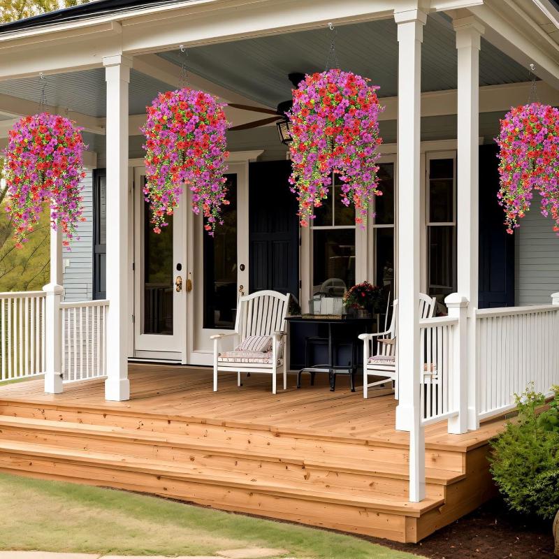 2Pcs Plastic Eucalyptus Fake Plant Decor Daisy Artificial Flowers Hanging Vines For Wedding Arch Home Garden Wall Decoration