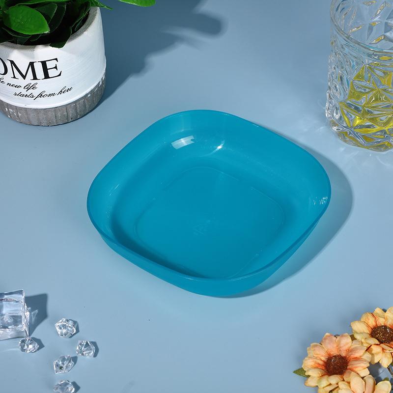 Reusable Lightweight Dinner Plate Multipurpose Fruit Snack Plate For Home Kitchen Picnic Easy To Clean