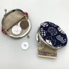 Kyosuke Coin Purse with Cat X Cm Navy Japanese-made Design, 9.5 8.5 (2.6 Inches), Wallet/coin Case, Blue, Japanese-style Goods.