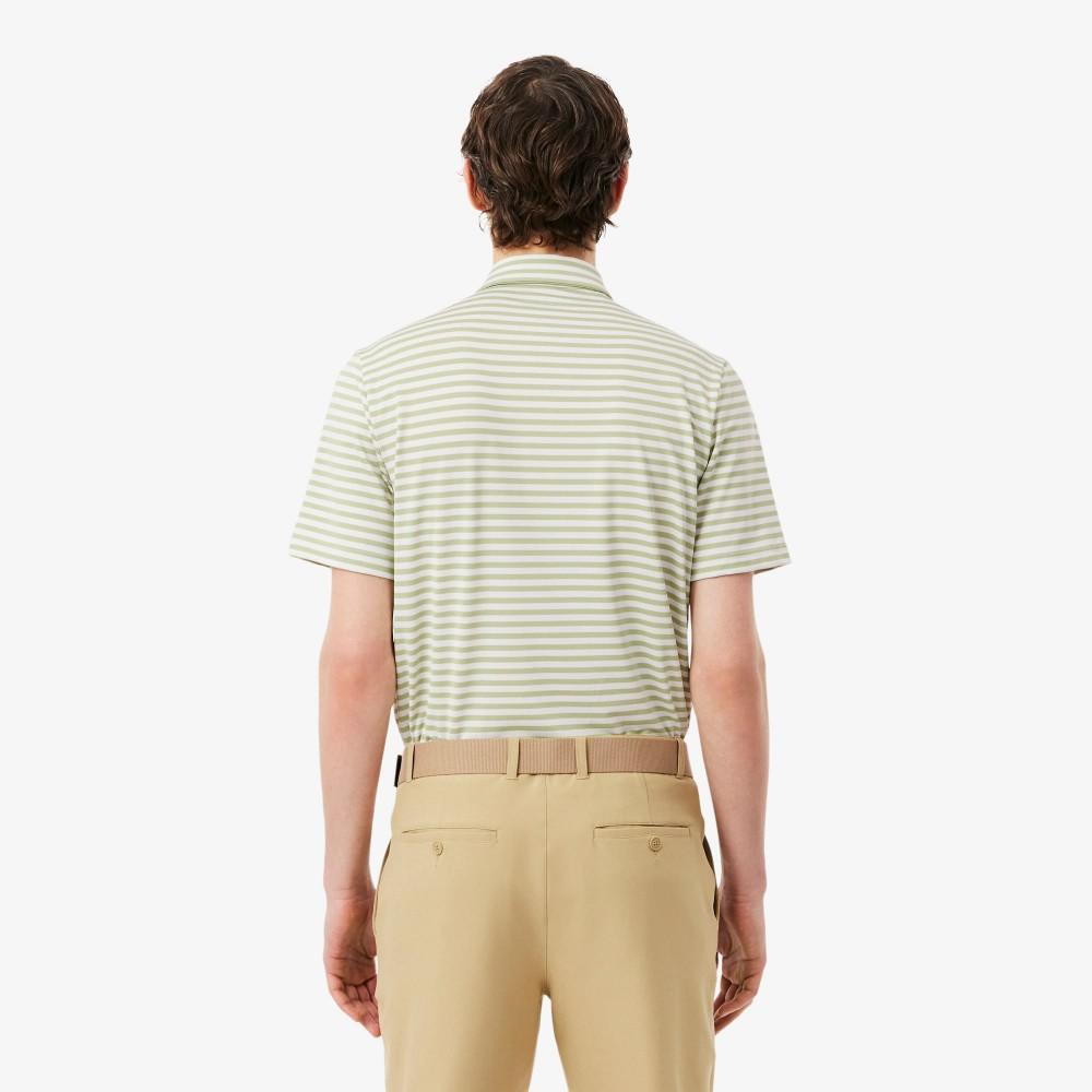 Lacoste Men's Golf Stripe Short-Sleeve Polo Shirt DH3187-56G3IG