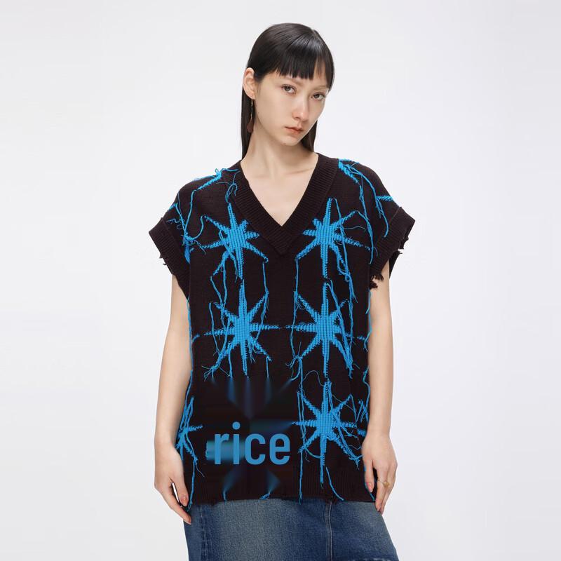 JNBY 2023 Spring 100% Wool V-Neck Vest