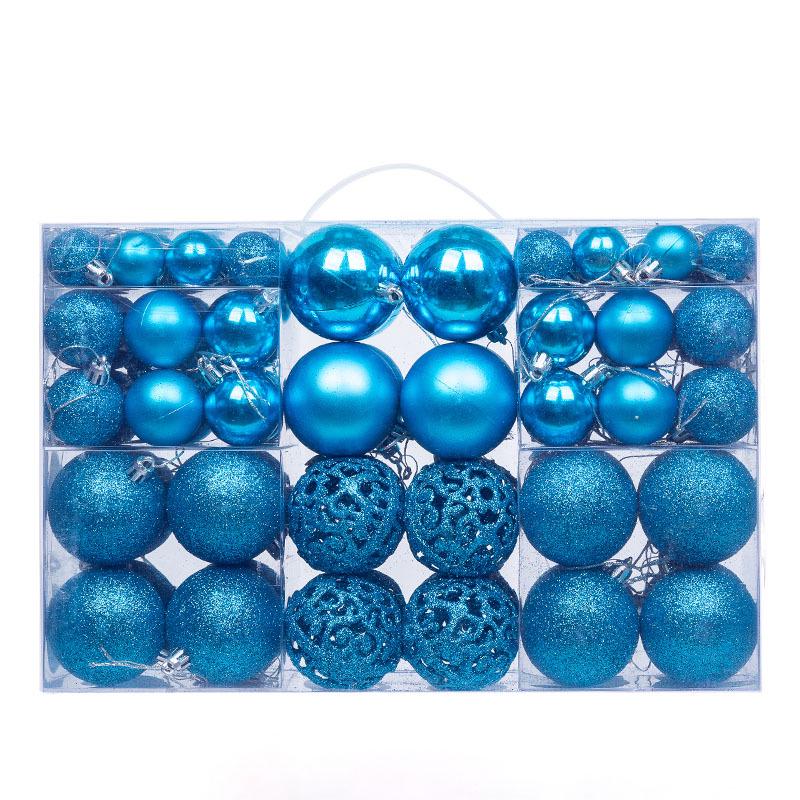 

Boxed Set of 100 Christmas Ball Ornaments - 3/4/6cm Tree Decorations