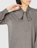 Mira Owen SET UP Bowtie Lame Knit GRY 1 Top, 09WNT225008, Women's,