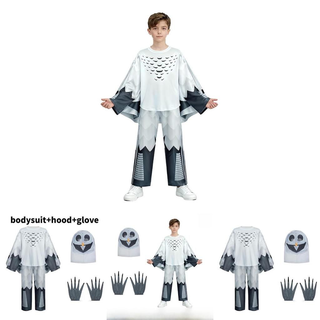 99 Nights In The Forest Childrens Owl Animal Pajama Set For Halloween Party And Role Play