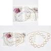 Heart Leaf Metal Belt For Women With Embellished Charm For Fashion Dress Wear