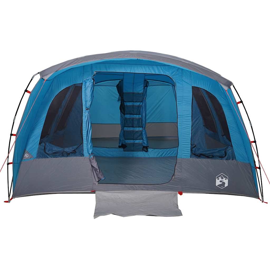 Tunnel Family Tent for 8 Persons Blue Waterproof
