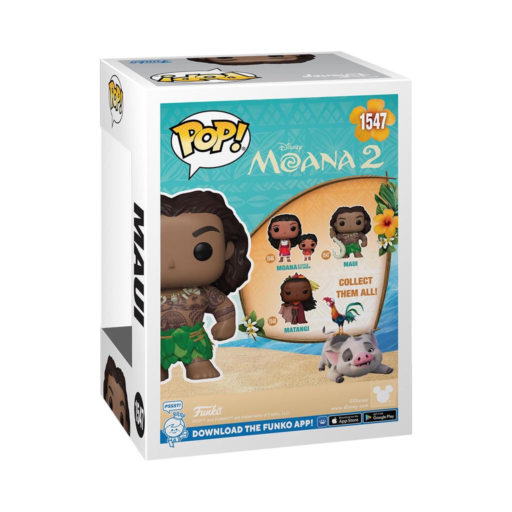 Disney Vaiana Maui Angelrutenfigur Funko MAUI MIT ANGELHAKEN Vaiana 2 Disney Funko POP!