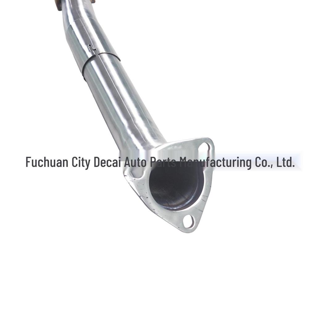 Carbon Fiber Dual-Valve Tailpipe for 11th Gen Civic 1.5T – Front, Mid, and Rear Sections with Dual-Pipe, Double-Outlet Design