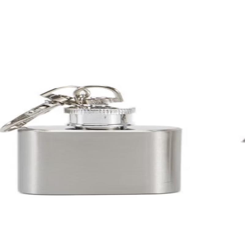 Portable 1oz Stainless Steel Hip Flask Set