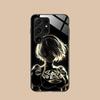 Anime Nier 2B Glass Mobile Phone Case for Samsung Galaxy A56 55 54 53 52 51 36 35 34 23 16 15 5G Colorful Cover