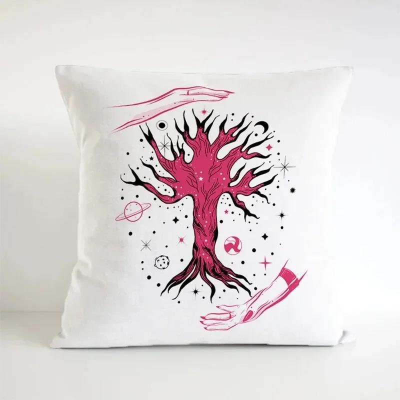 

Роскошный Декор для Дома Наволочка для Подушки Автомобиль Гостиная Диван Наволочка с Рисунком Древо Жизни 66x66cm