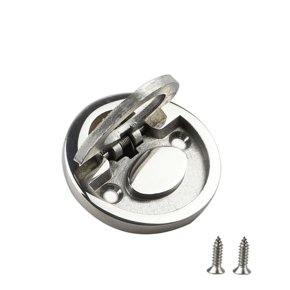 

Нержавеющая сталь 316, круглая ручка для кабины, напольная пряжка, аксессуары для морской яхты, напольная ручка, скрытая ручка