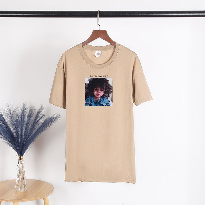 TWINFLAMES Women Printed Casual Basic T shirt Young Girls Soft Hand Feel Y2K Harajuku T-shirts Female Tops Tees