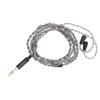 Cabo de Fone de Ouvido de Substituição Cobre Banhado a Prata Plug Estéreo de 3,5 mm Fio de Som para Fone de Ouvido 1,2 m para IE80 IE8i IE80i IE8