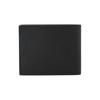 Montblanc Solid Color Short Foldable Logo Leather Wallet Men wallet Black 111144