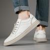 Shoes for Men Fashion White Zapatillas Hombre Men's Casual Genuine Leather Sneakers Male Flat Shoes Men Sneakers Tenis Masculino