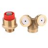 Buse brumisation laiton 2 pcs — Pulvérisateur/arrosage jardin, raccord tuyau basse pression