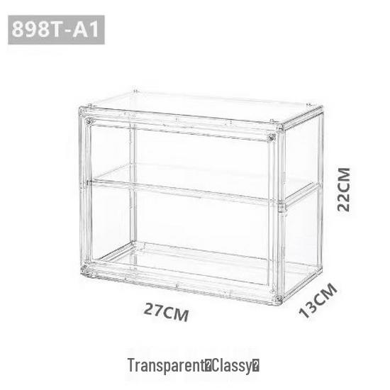 Labubu Figurine Acrylic Display Box - High Transparency Doll Storage Cabinet