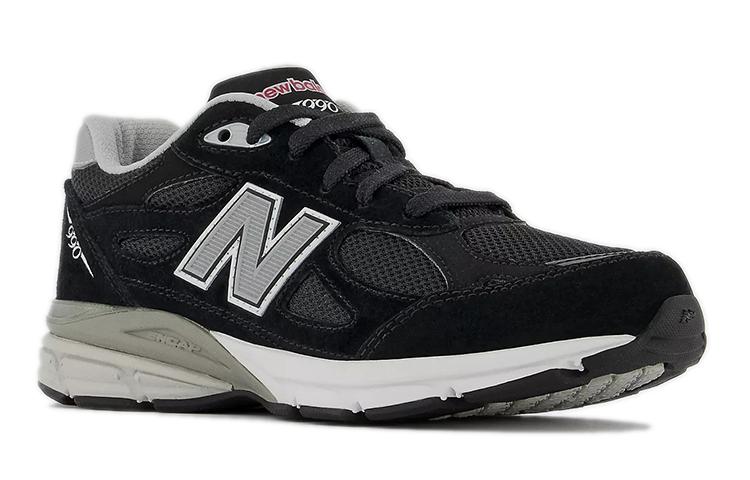 Kids' Sneakers New Balance 990v3 Big Kid Wide 'Black Grey'