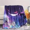 Dark Ghastly  Print Flannel Blanket, High quality Comfortable for All Seasons, Home Decor, Warmth and Comfort