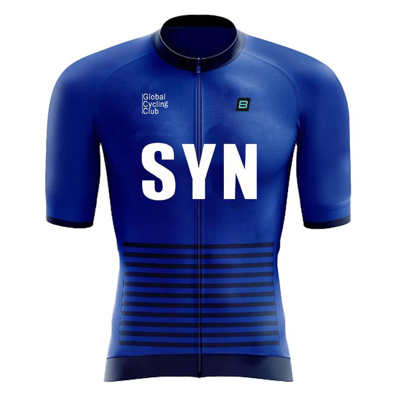 Solid Color Summer Men Short Sleeves Cycling Jersey Polyeste Clothing MTB Bicycle Mallot Ciclismo Shirts Bike Clothes