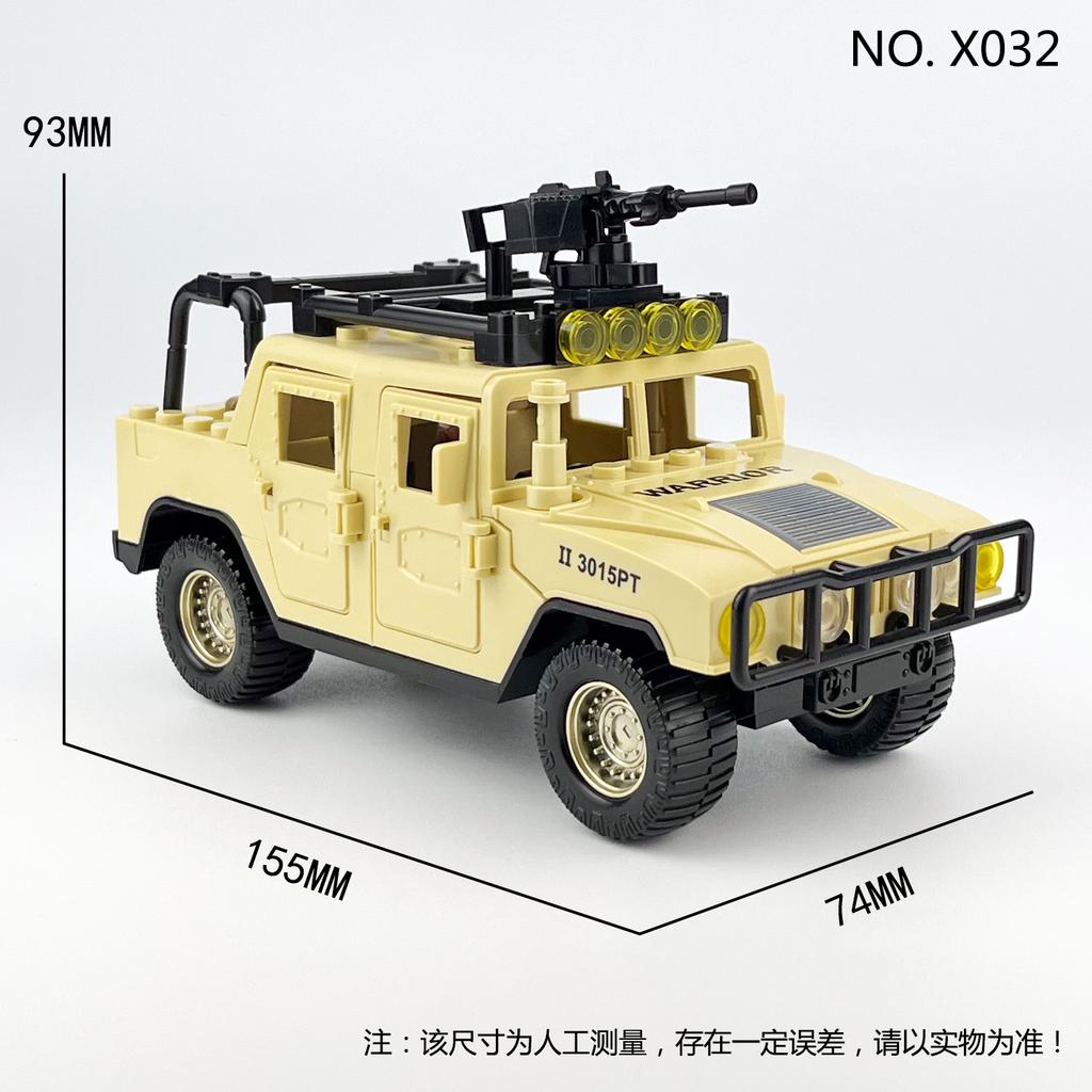 X001-X044 J772 J773 J779 Police Car Rescue Patrol Car Building Block Small Particle Toy