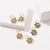 High Quality Zirconia Hoop Earrings for Women Elegant Star Copper Dangle Earrings Female Wedding Party Jewelry Couple Gift