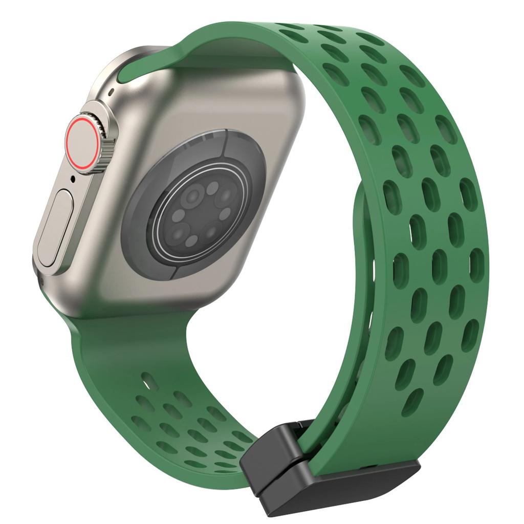 Magnetic Strap For Apple Watch Ultra Band 49mm 44mm 45mm 41mm 40mm 42mm 38mm Silicone Correa Bracelet iWatch Series 8 Se 7 6 5 4